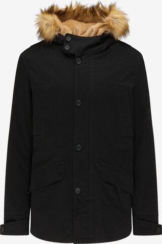 MO Winter Parka in Black: front