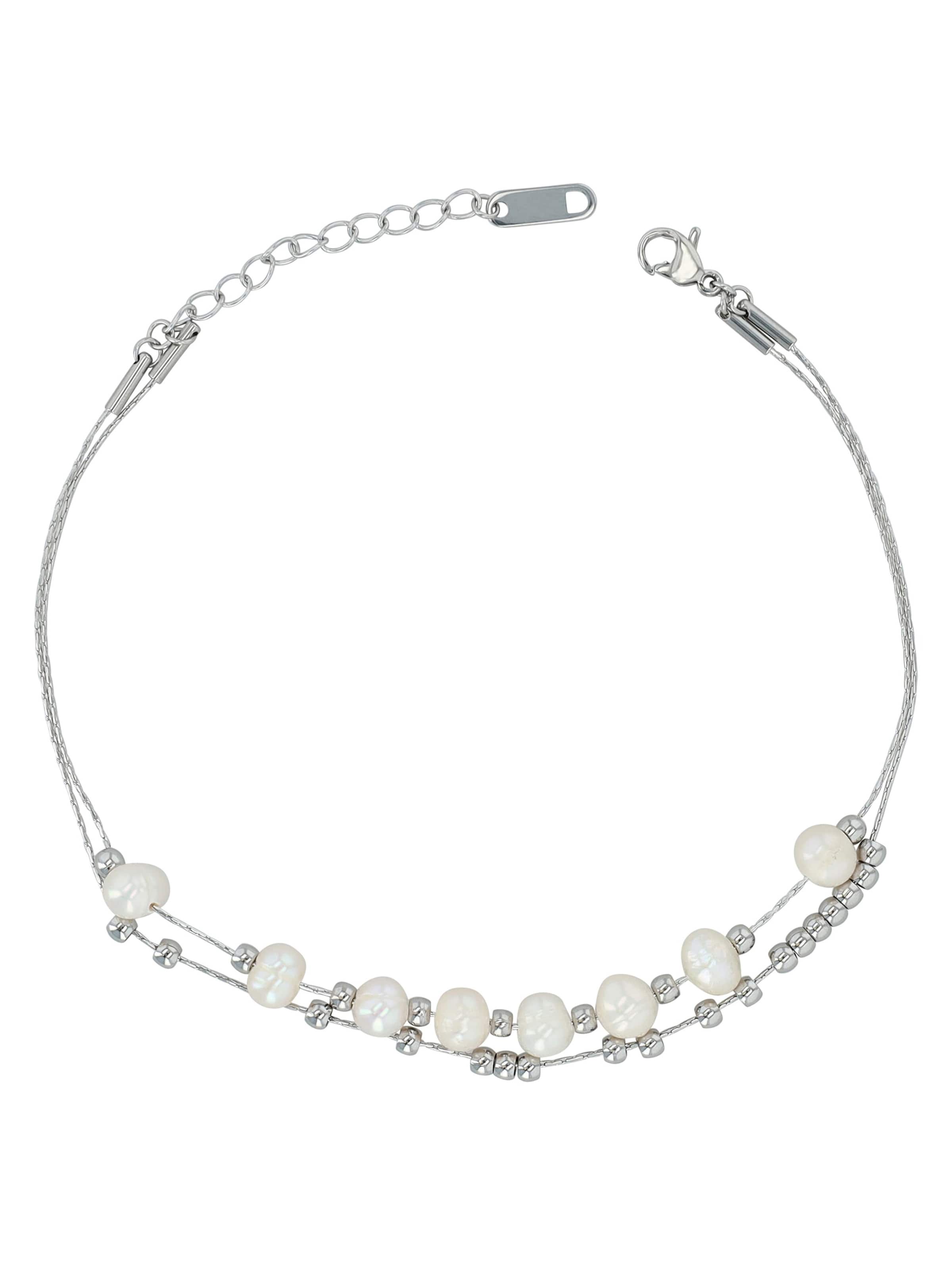Akzent Fußschmuck 'wasserfest'‌‌‌‌ in Silber: Vorderseite