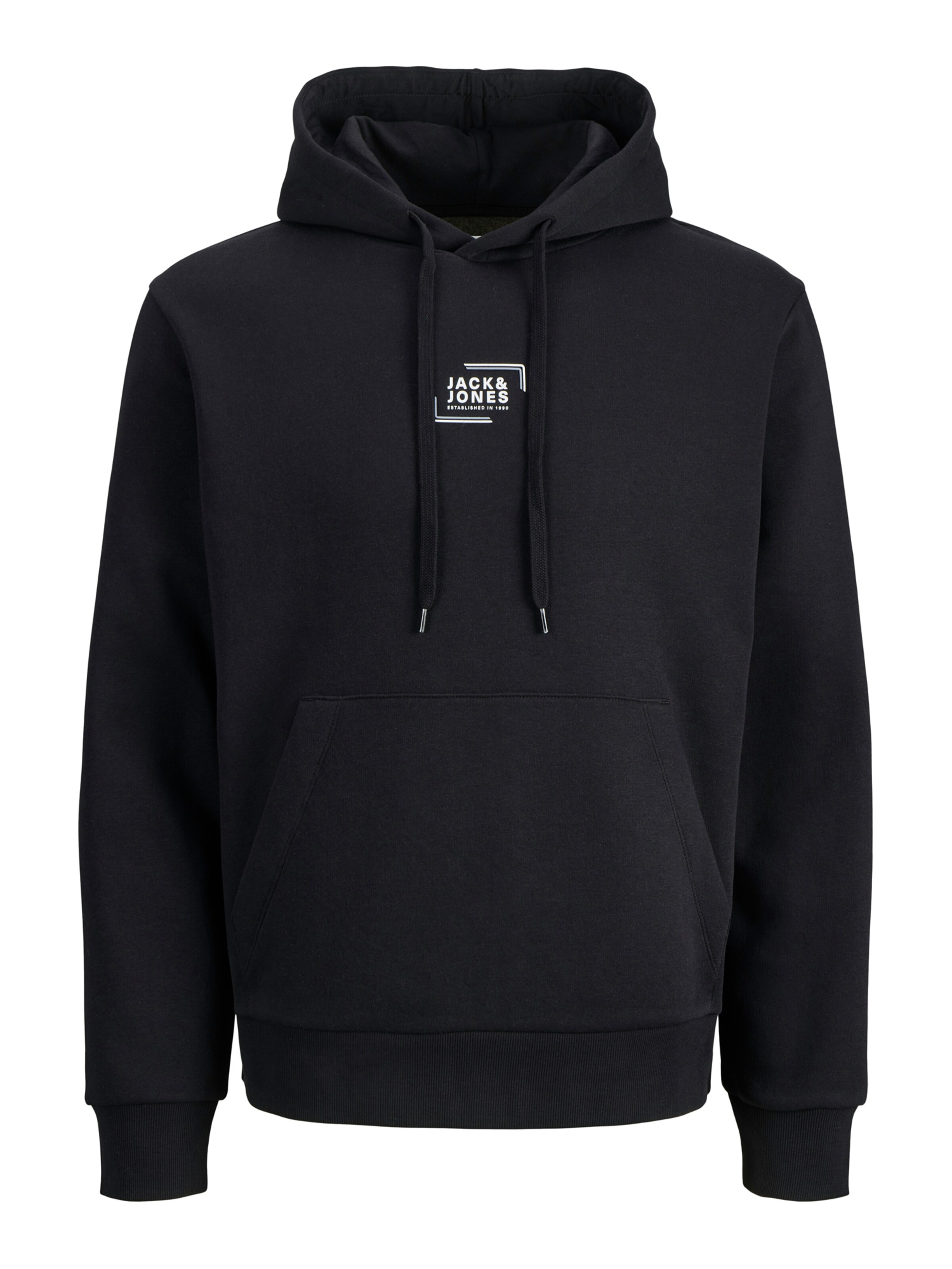 JACK & JONES Sweatshirt 'JJECORP' i sort: forside