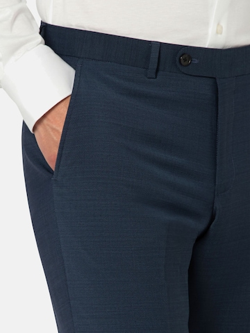 Regular Pantalon à plis 'NERO' BENVENUTO en bleu