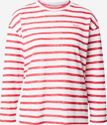 T-shirt 'Marlen' Pepe Jeans en rouge : devant
