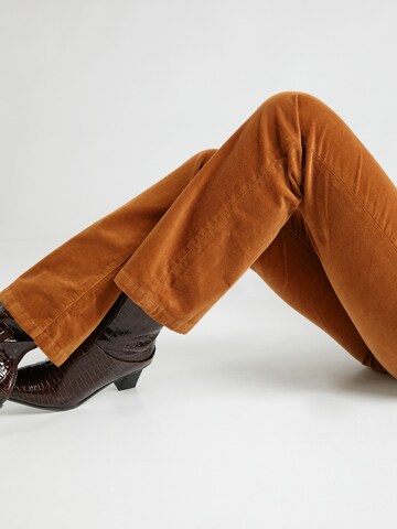 BONOBO Flared Trousers 'BALI' in Brown