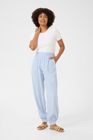 Cream Tapered Broek 'CRVenta' in Blauw
