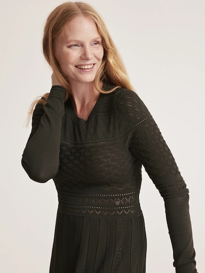 Odd Molly Robe 'Janice' en vert, Vue avec produit