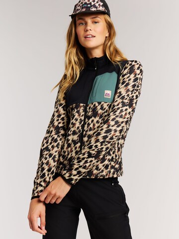 PROTEST Fleecejacke 'PRTVester'‌‌ in Braun