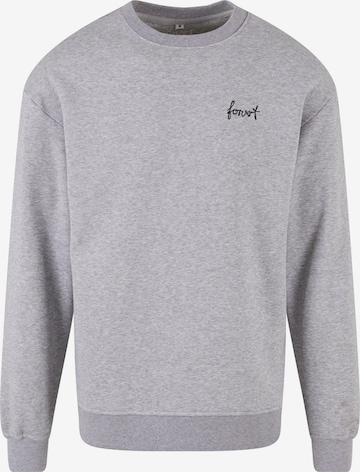 Sweat-shirt 'Crewn. Carlsbad' Forvert en gris : devant