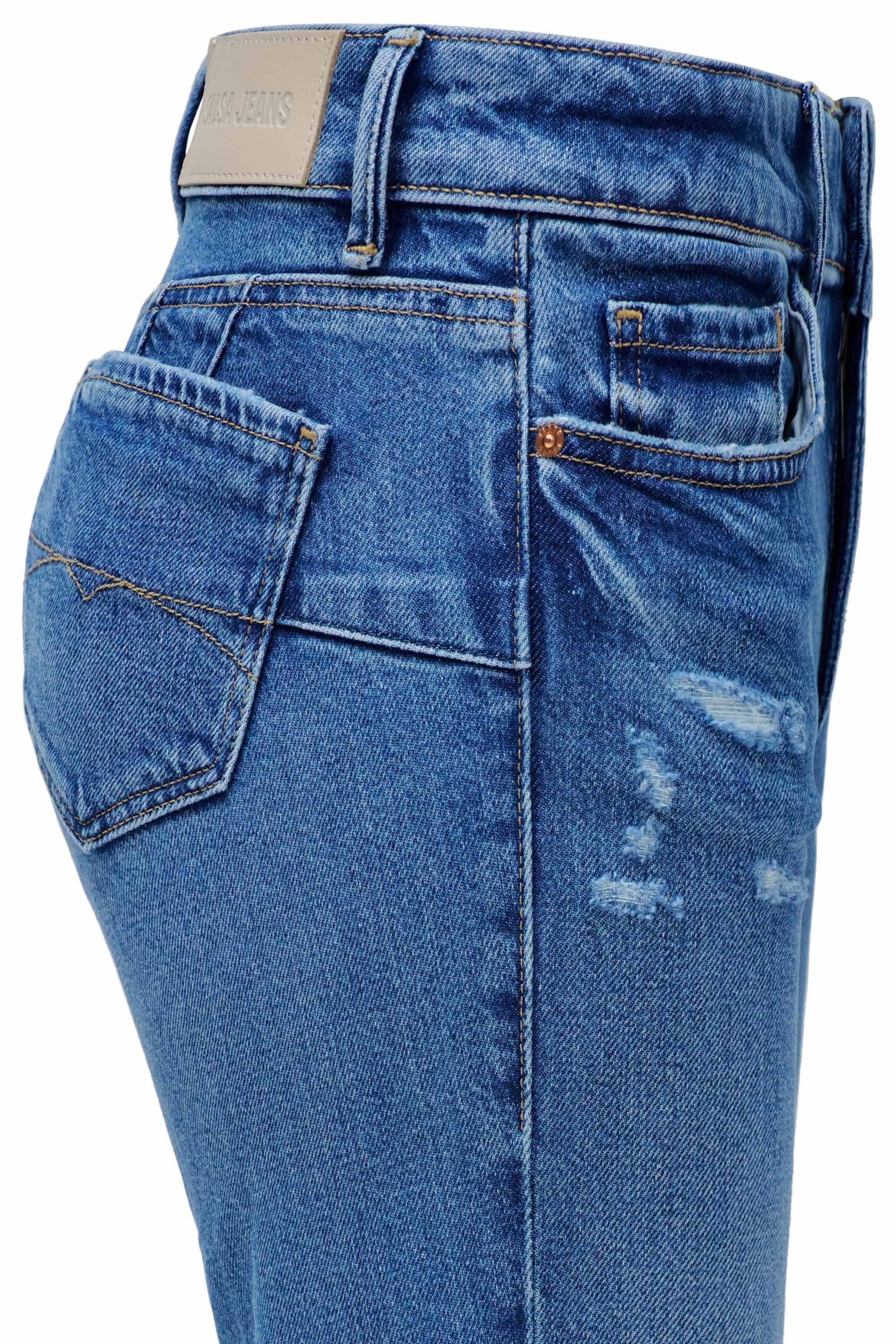 Salsa Jeans Flared Jeans 'Wonder' in Blau