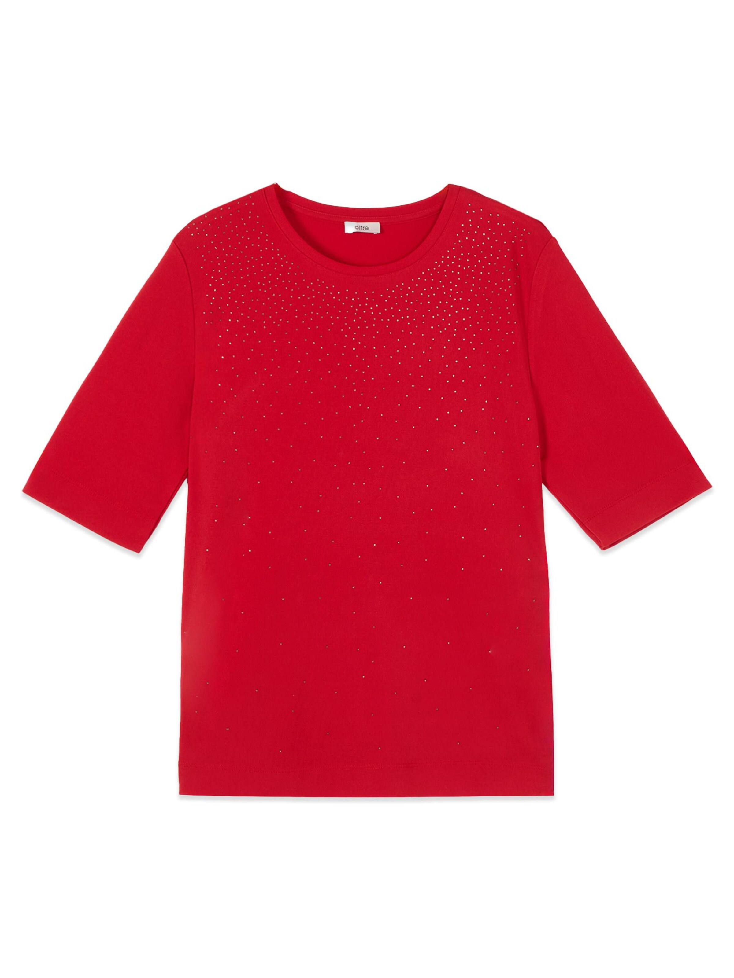 T-shirt oltre en rouge : devant