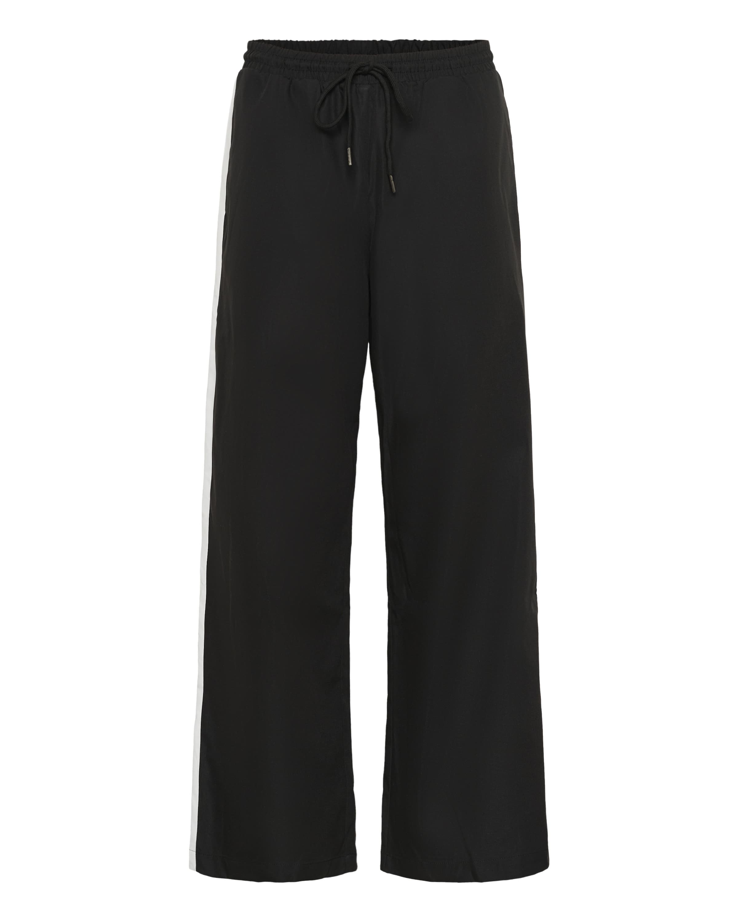 Kaffe Laiad sääred Püksid 'KAVanessa', värv must: eest vaates