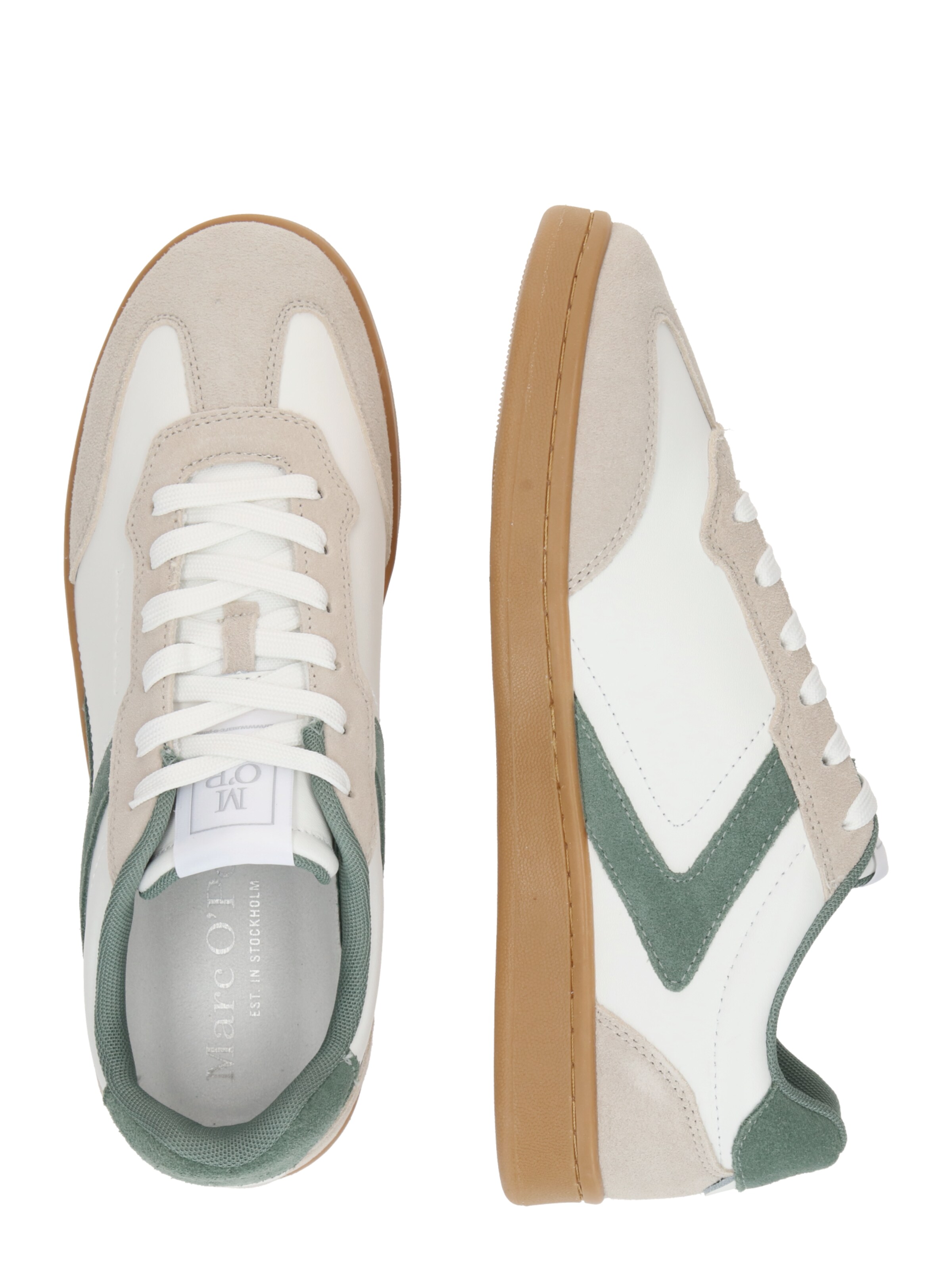 Baskets basses Marc O'Polo en blanc