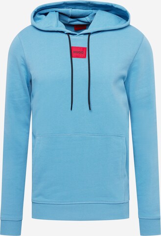 HUGO Sweatshirt 'Daratschi214' in Blue: front