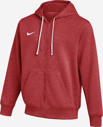 NIKE Bluza rozpinana w kolorze czerwony: przód