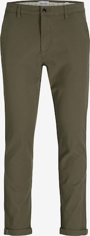 JACK & JONES - Pantalón chino en verde: frente