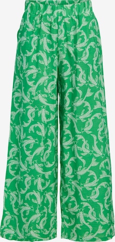 OBJECT Loose fit Pants 'Rio' in Green: front