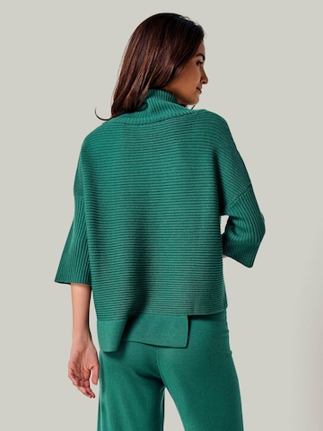 YOU LOOK PERFECT Huispak 'LOUNGEWEAR SET  - Pullover Bailey & Pants Bailey' in Groen
