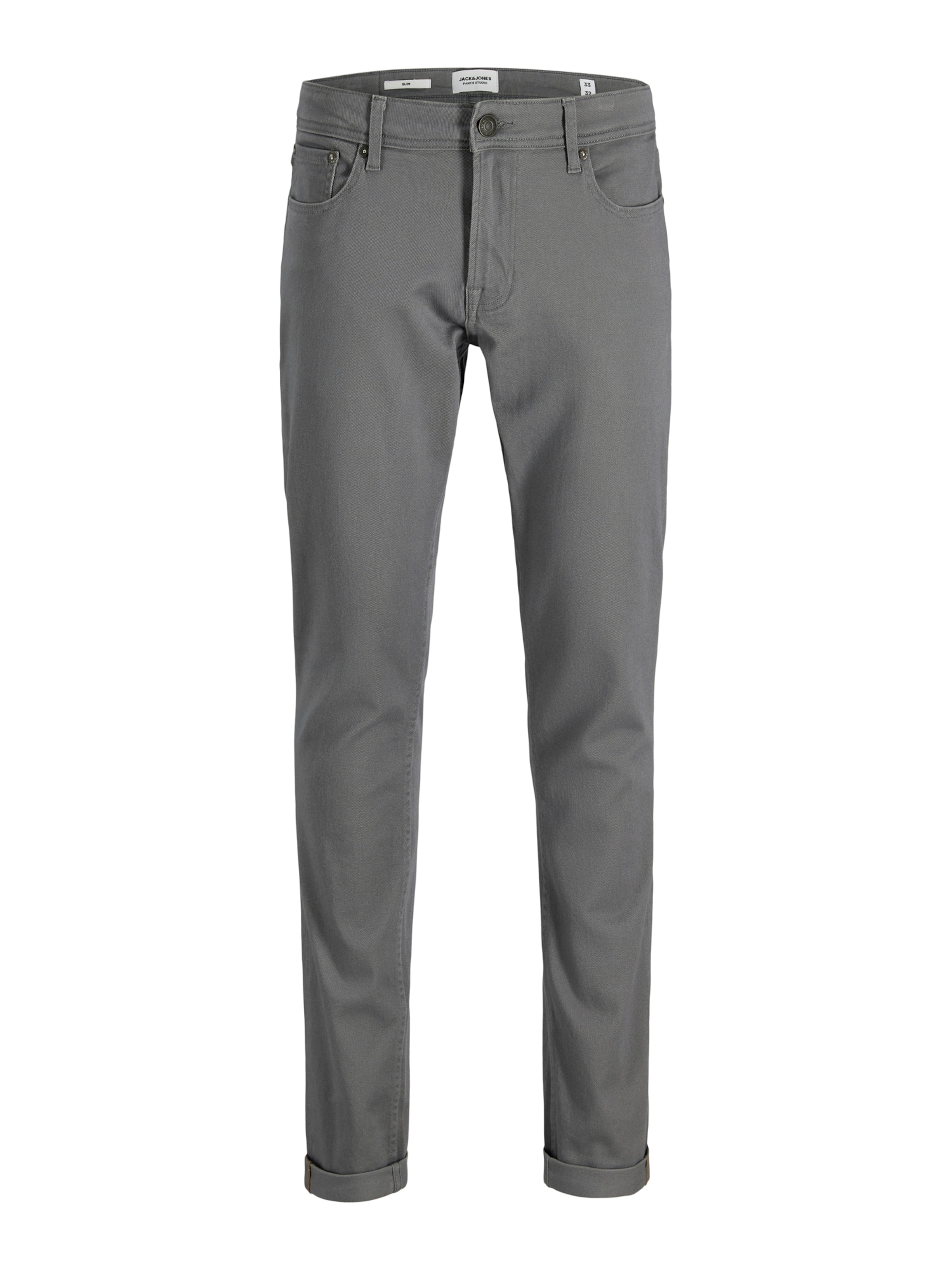 Slimfit Pantaloni 'JPSTGLENN' di JACK & JONES in grigio: frontale