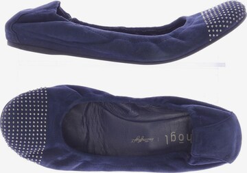 Högl Flats & Loafers in 38 in Blue: front