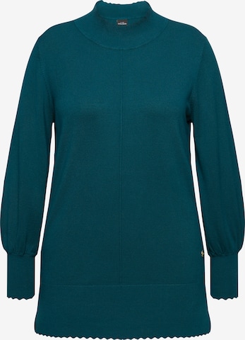 Pullover di Ulla Popken in blu: frontale