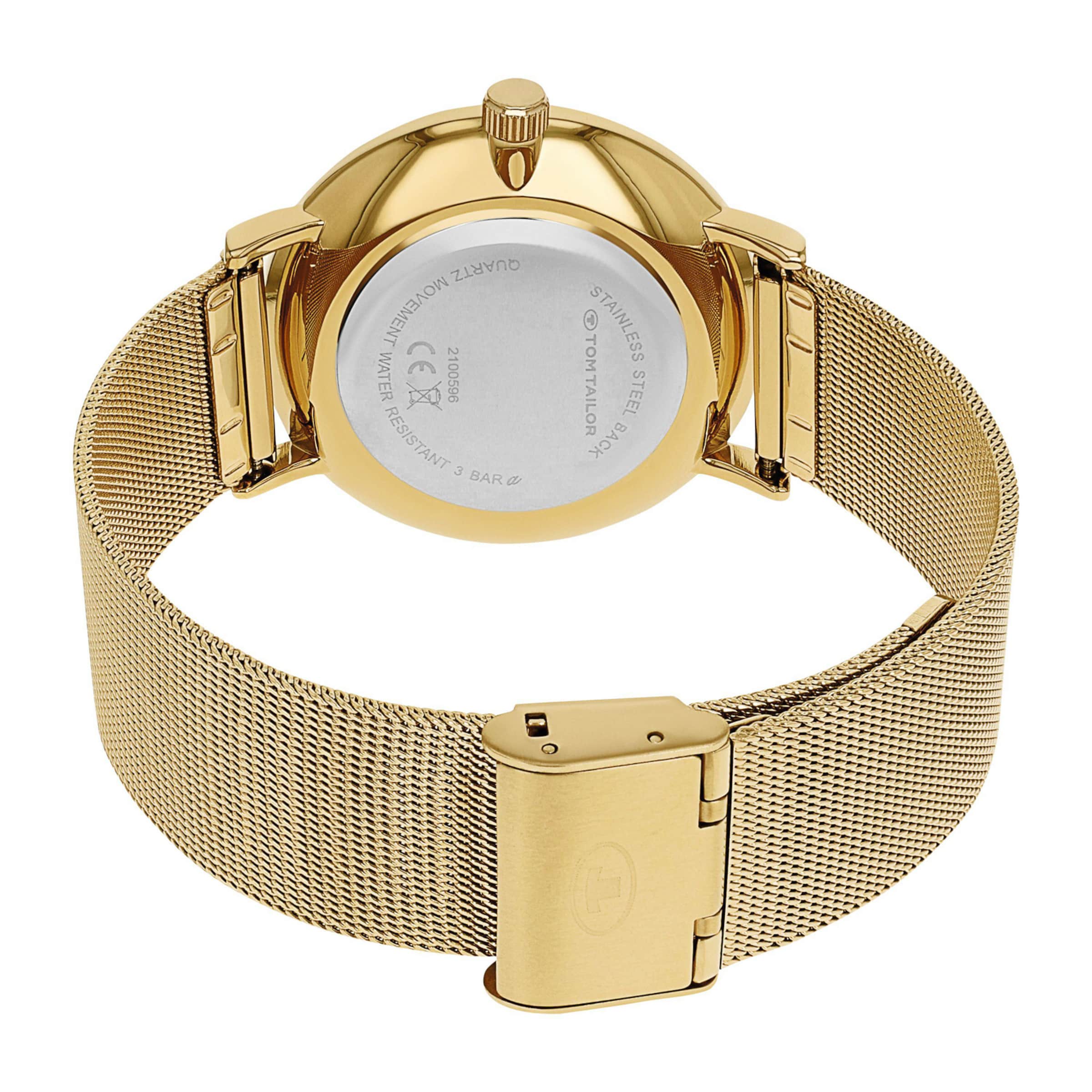 TOM TAILOR Uhr in Gold