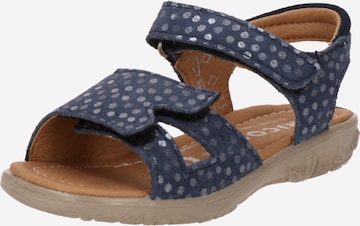 RICOSTA Open schoenen 'MONI' in Blauw: voorkant