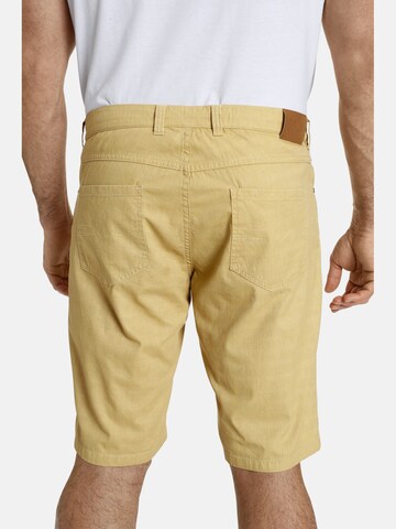 Loosefit Pantalon 'Baron Aran' Charles Colby en jaune