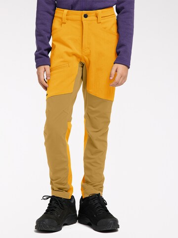 Haglöfs Regular Outdoor Pants 'Rugged Flex' in Yellow: front