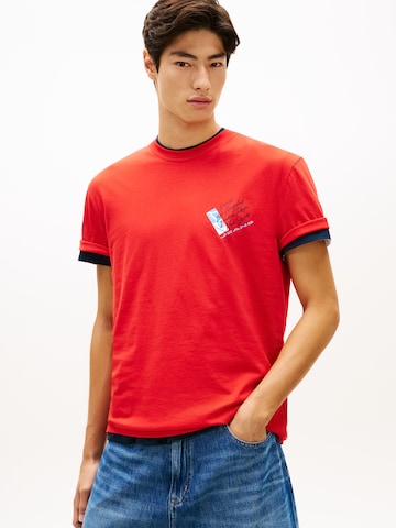 Tommy Jeans Shirt in Red: front