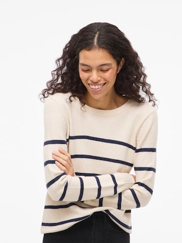 VILA Pulover 'VIRIL' | bela barva