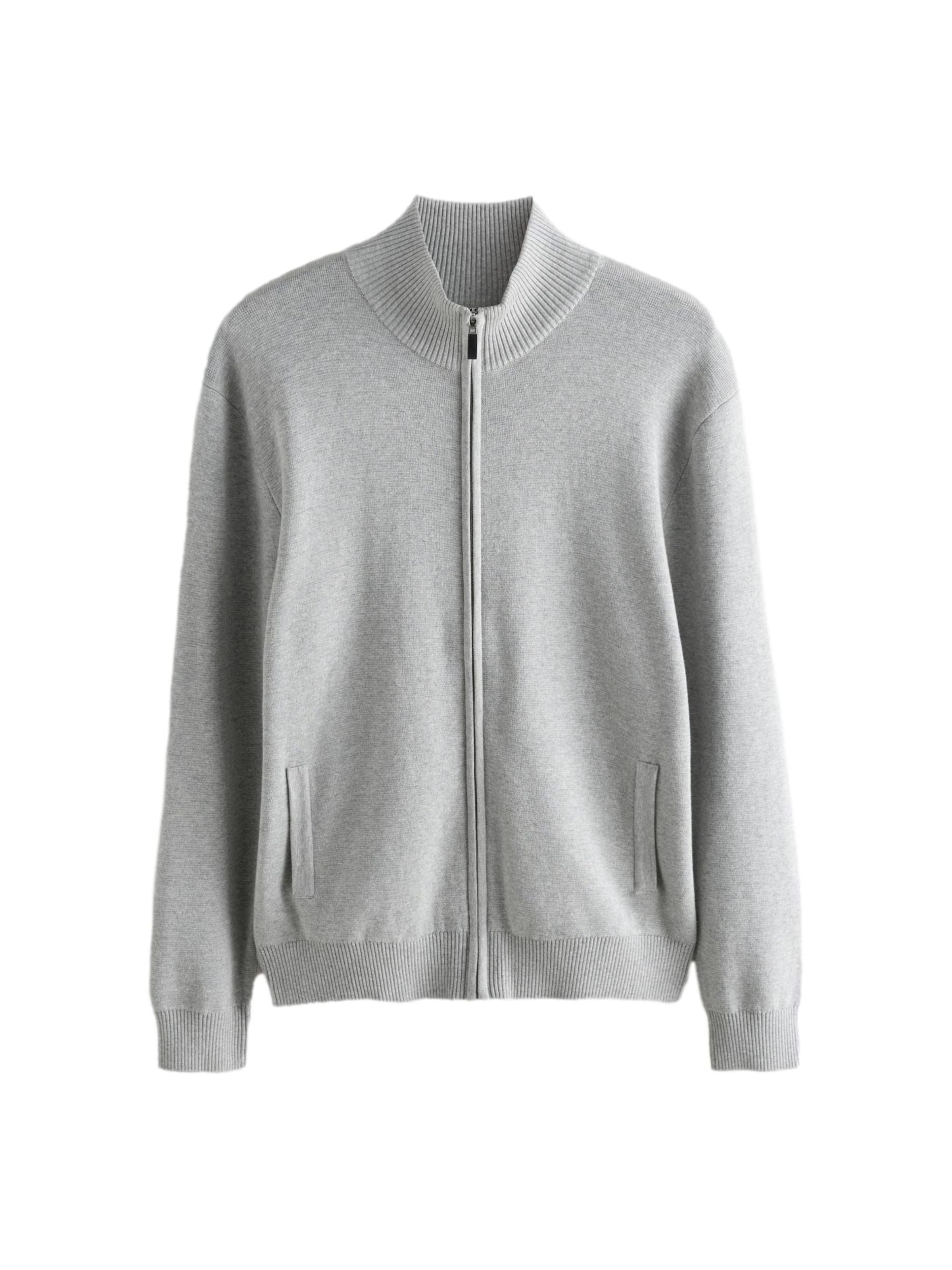 Next Kardigán - szürke: elől