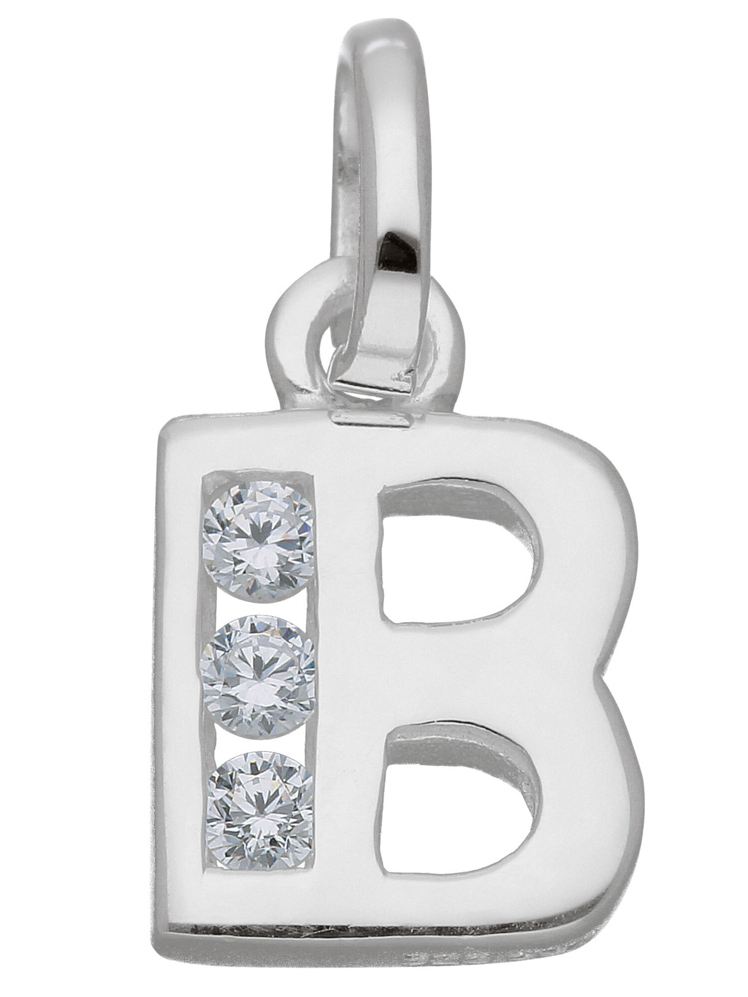 Adelia´s Anhänger 'B' in Silber: Vorderseite