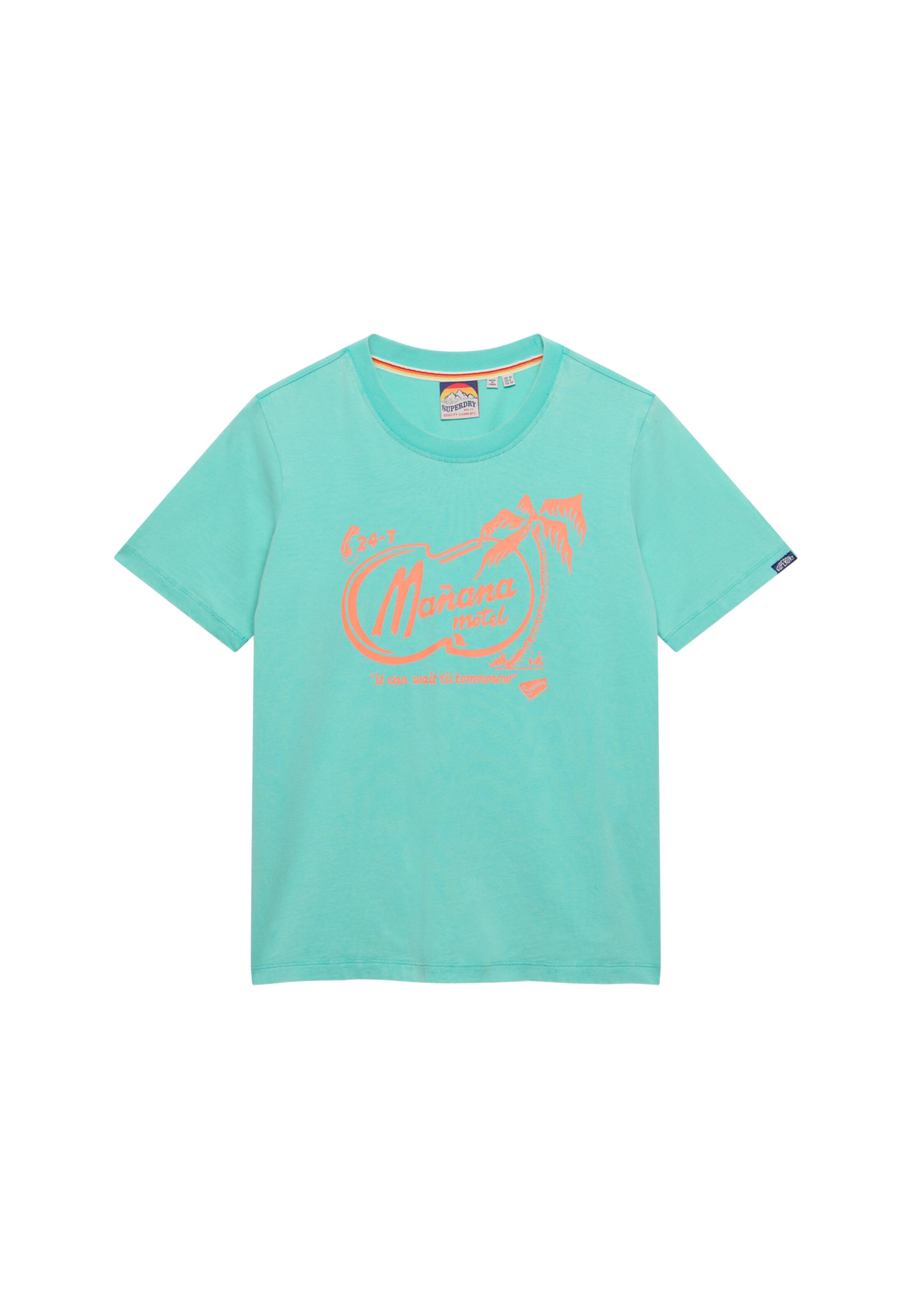 Superdry & Co Shirt 'Roadside Trade' in Groen: voorkant