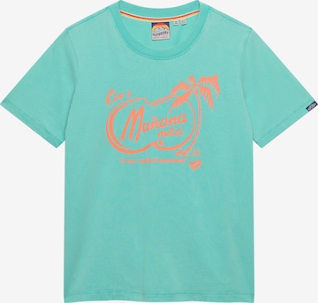 T-shirt 'Roadside Trade' Superdry & Co en vert : devant