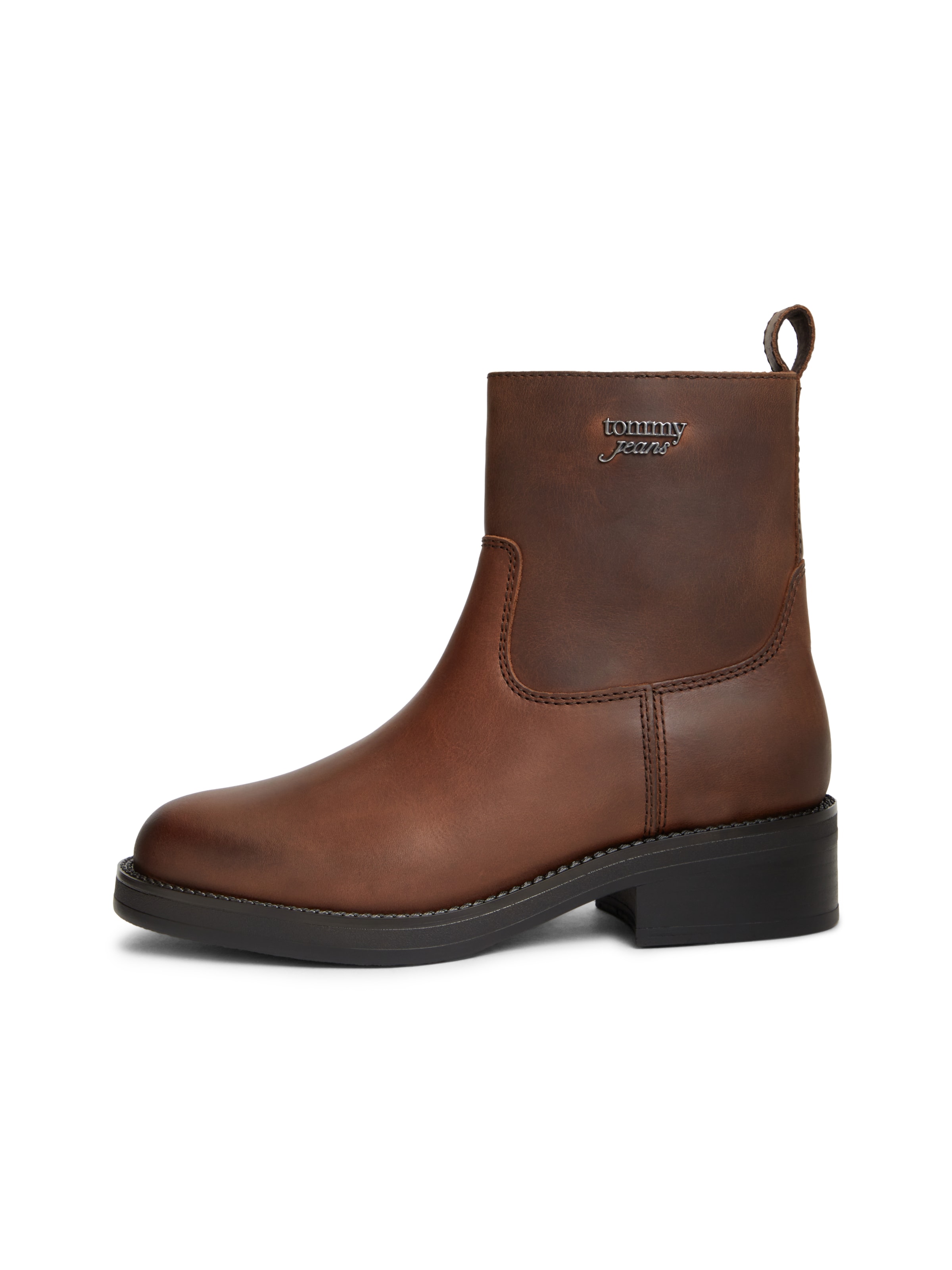 Bottines Tommy Jeans en marron : devant