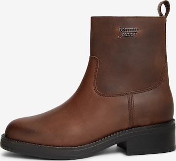 Bottines Tommy Jeans en marron : devant