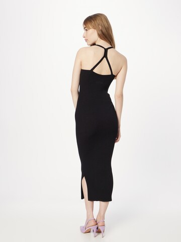 Calvin Klein Pletené šaty - Čierna