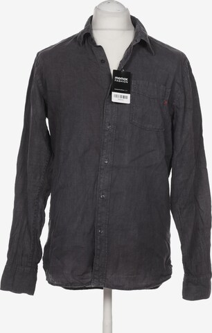 REPLAY Button Up Shirt in L in Grey: front