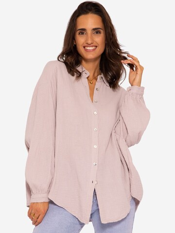 SASSYCLASSY Blouse in Roze: voorkant