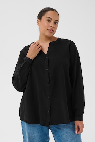 KAFFE CURVE - Blusa 'KCnana' en negro