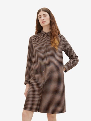 TOM TAILOR Shirt Dress in Blue: front