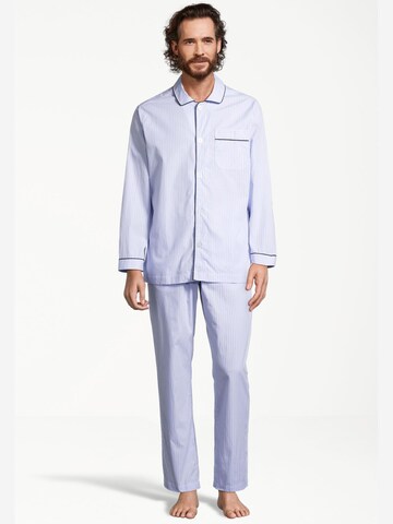 SEIDENSTICKER Pajamas long 'Web' in Blue