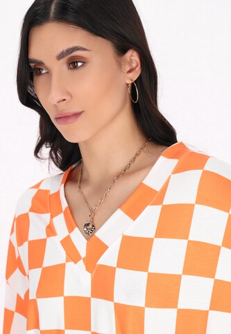 faina - Camiseta en naranja