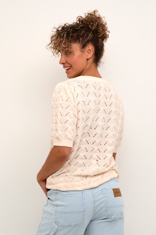 Pull-over 'Hami' Cream en beige