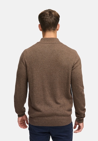 INDICODE JEANS Knit cardigan 'Margous' in Brown