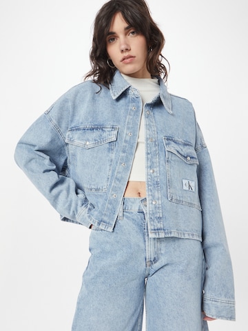 Calvin Klein Jeans Between-season jacket in Blue: front