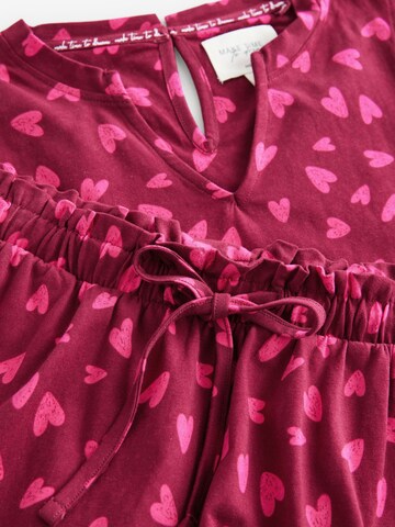 Next Pyjamashortsit värissä vaaleanpunainen