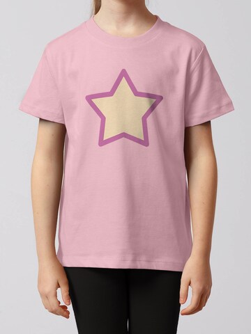 T-Shirt 'Stern' watabout.kids en rose : devant