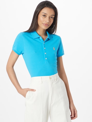 Polo Ralph Lauren Poloshirt 'JULIE' in Blau: predná strana