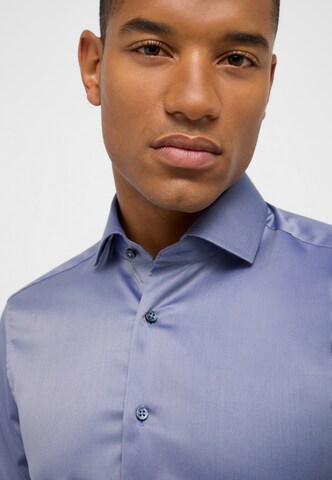 ETERNA Slim fit Business shirt in Blue