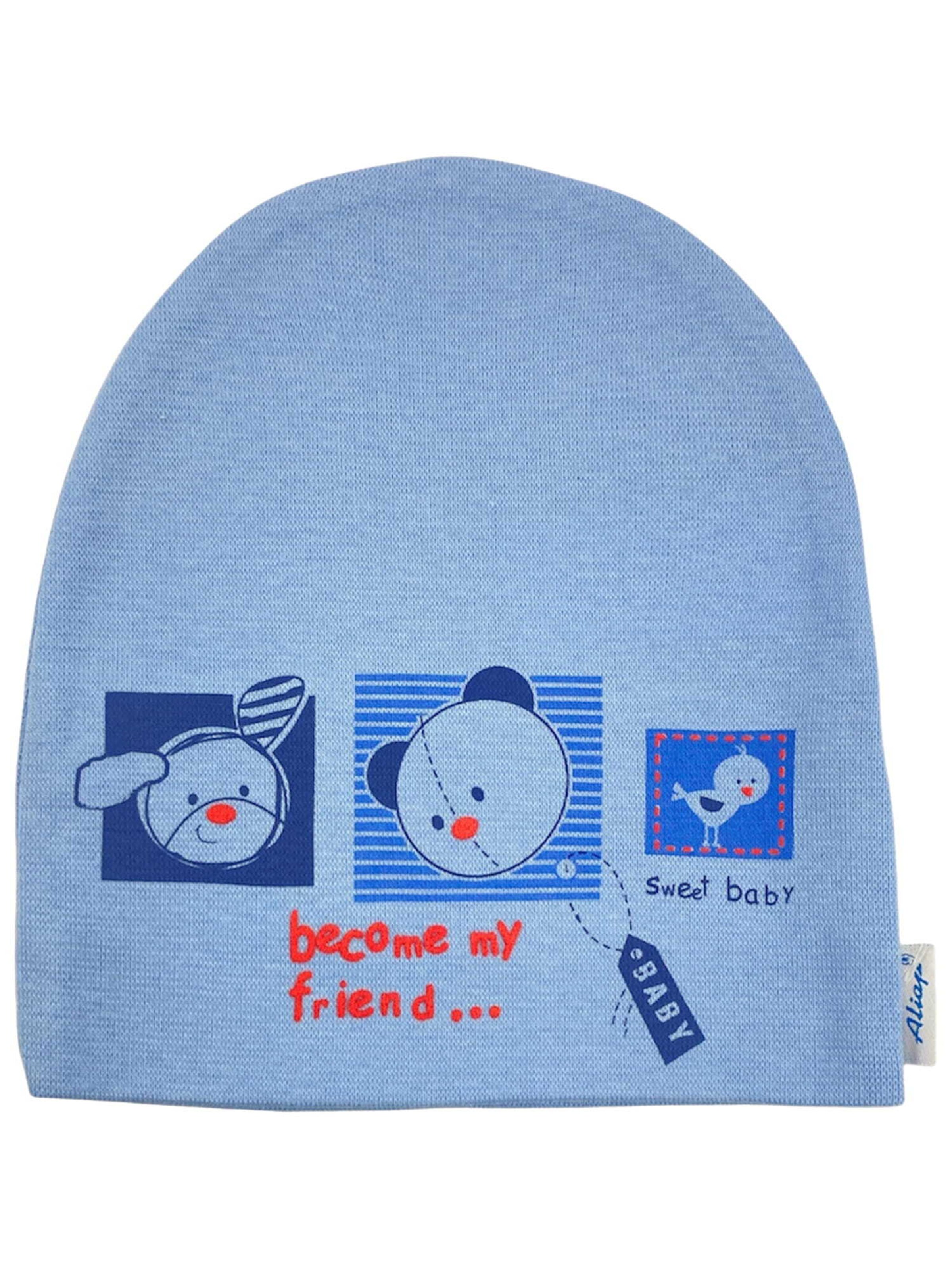 Bonnet Aliap en bleu : devant