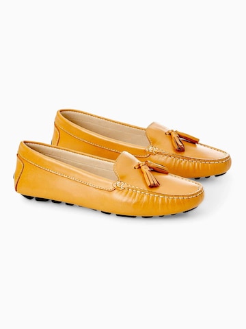 Mangara Atelier Moccasin 'Mocassins Mangara Caviuna en cuir camel' in Brown